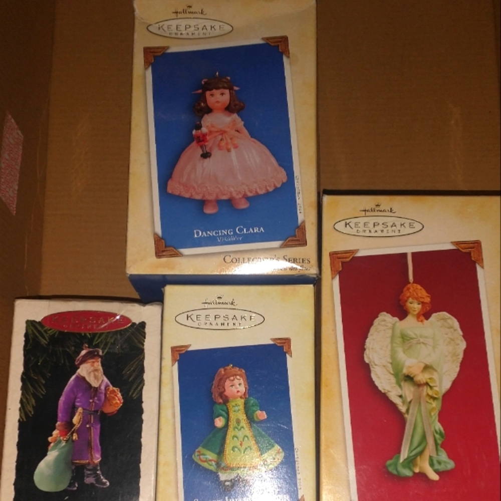 Set of 4 Hallmark Collectable Ornaments